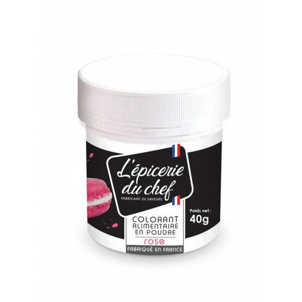 Colorant alimentaire en poudre rose 40 g