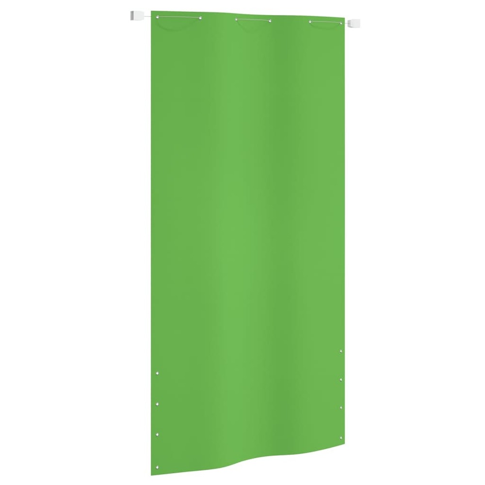 Écran de balcon brise pare vue protection confidentialité 120 x 240 cm tissu oxford vert clair