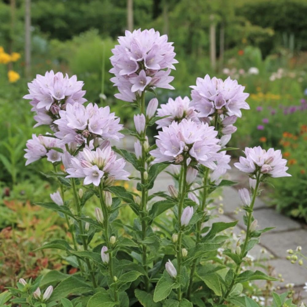 Campanule agglomérée caroline, campanule glomerata lot de 5 godets