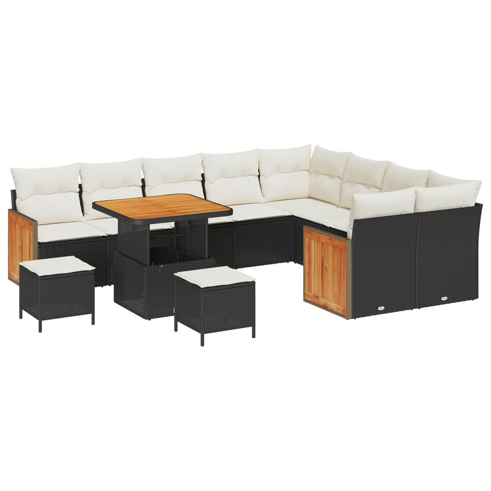 Ensemble de canapé de jardin 12 pc 12-nombre de places