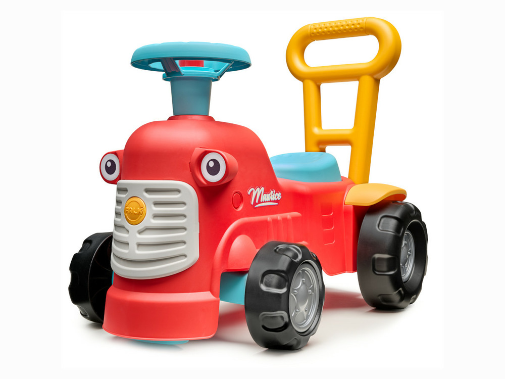 Porteur tracteur maurice rouge 1 à 3 ans