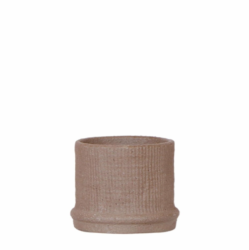 Pot de bali - marron - design minimaliste