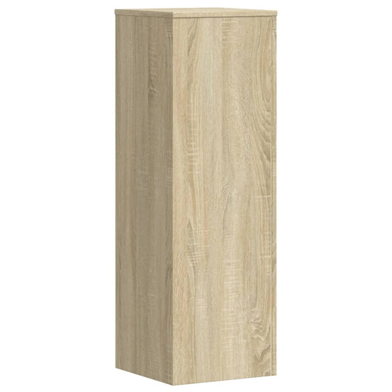 Support pour plantes chêne sonoma 33x33x100cm bois d'ingénierie