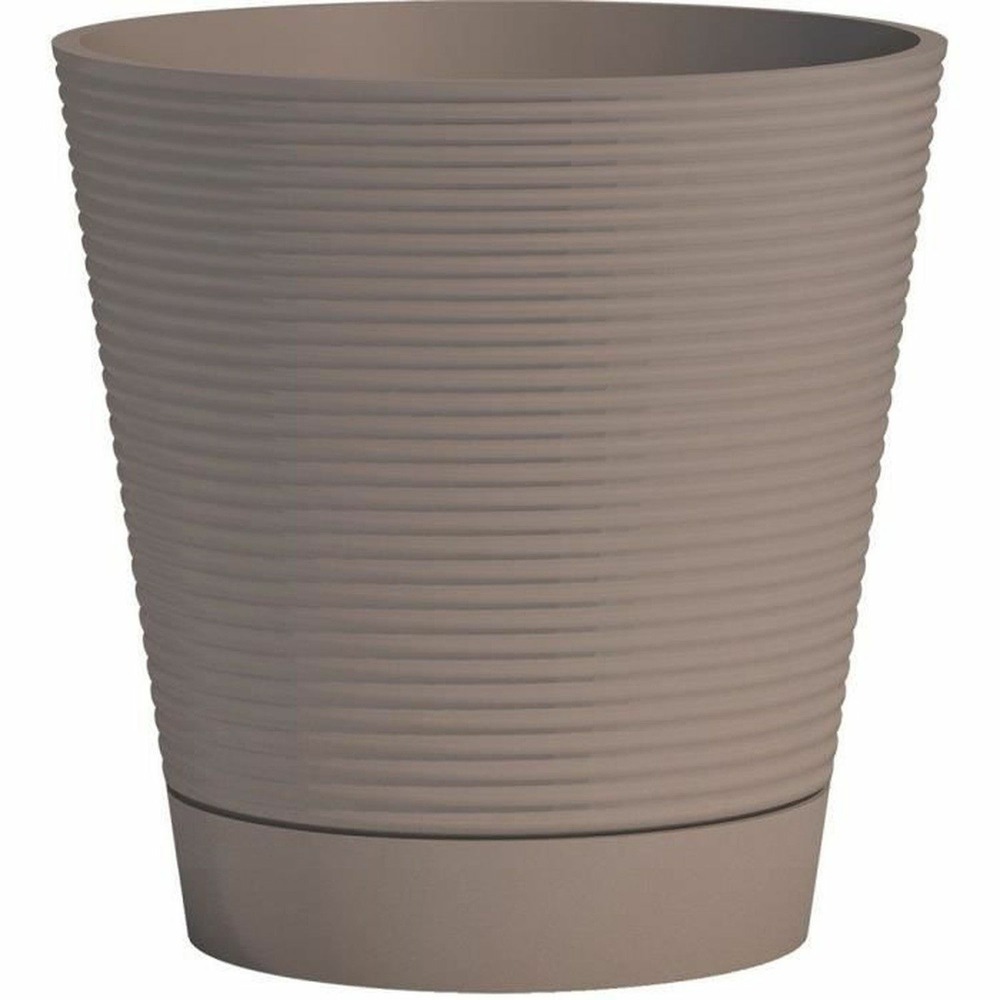 Pot réserve d'eau green care sense taupe 40 cm - garanti 10ans 100% recyclé