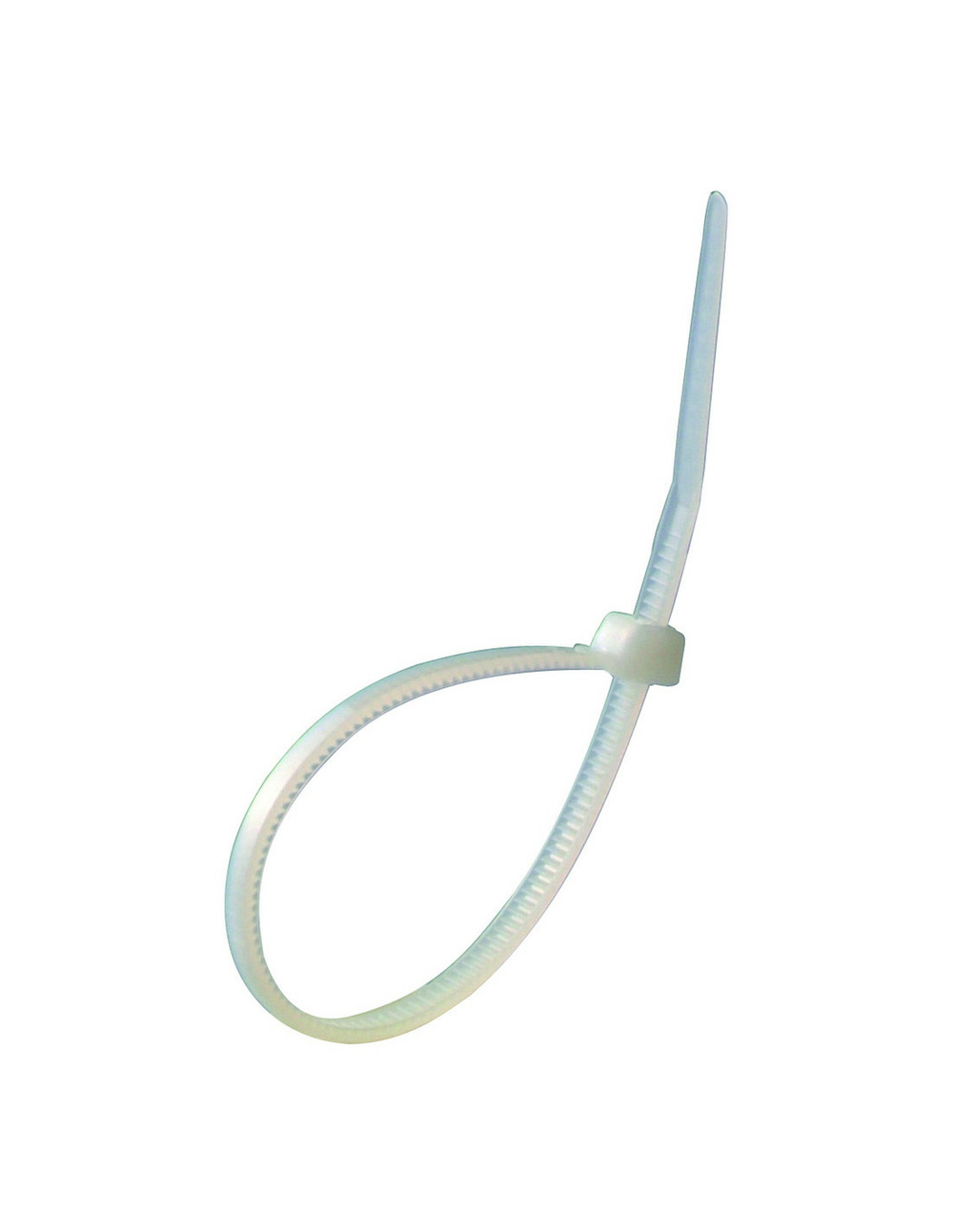 Collier 150x2.5mm 100pc blanc - profile