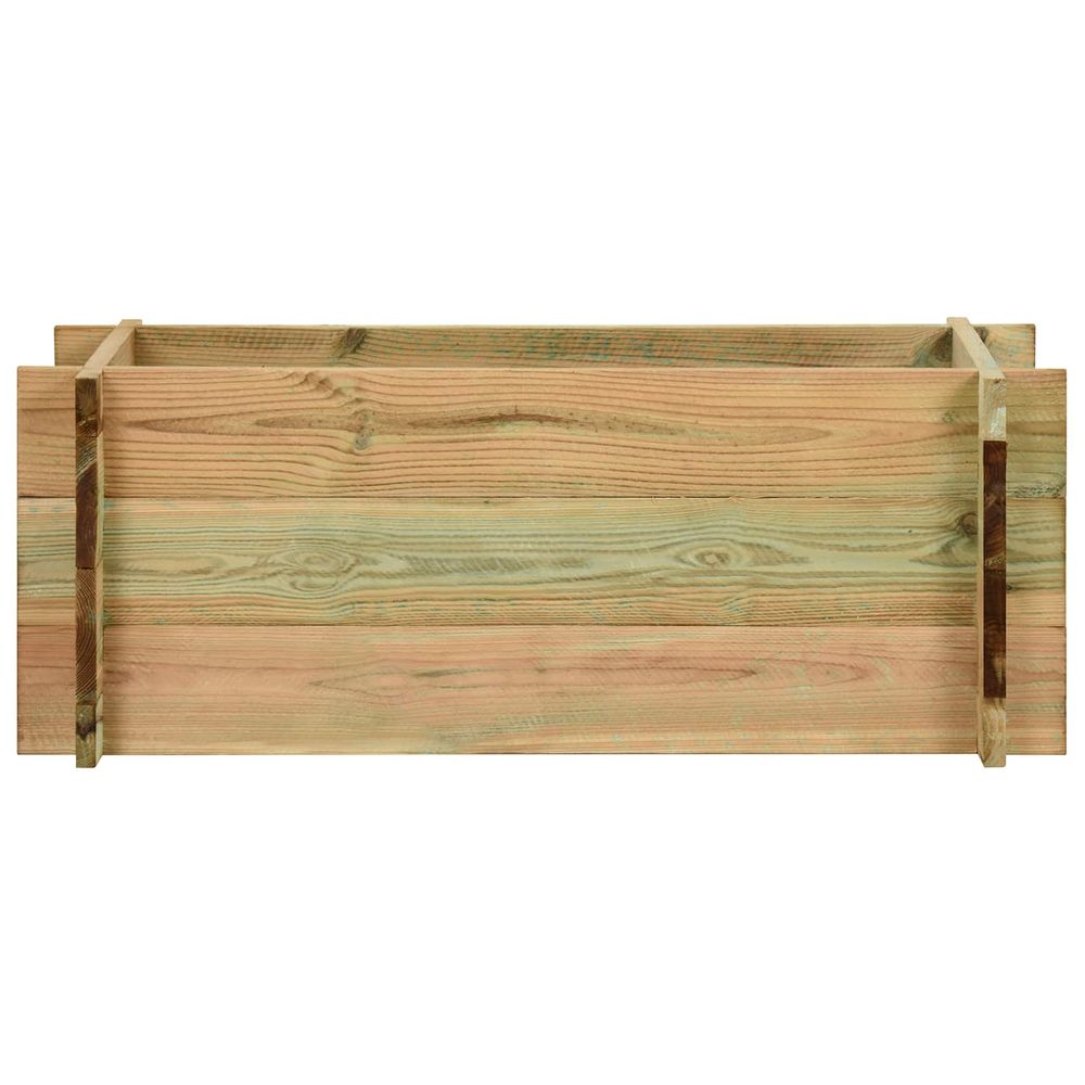 Lit de légumes surélevé de jardin vert 120 x 80 x 32 cm