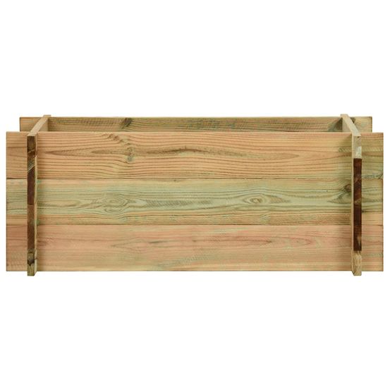 Lit de légumes surélevé de jardin vert 120 x 80 x 32 cm