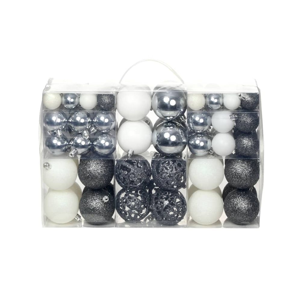 Ensemble de boules NoÃ«l 100 pcs 6cm