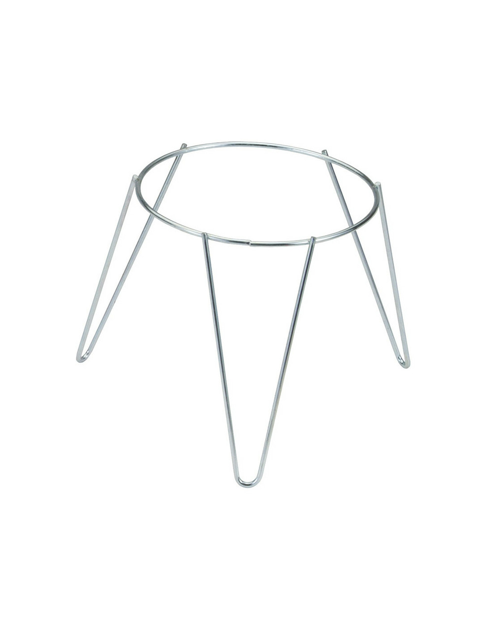 Ed support jardinière acier zing blanc 16cm sv03060 sauvic - sauvic