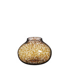 Mica decorations - vase en verre marron d23