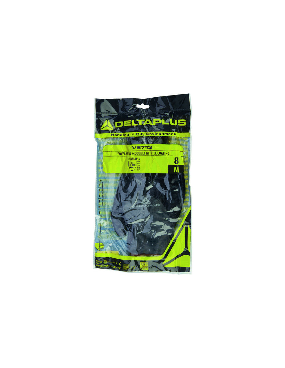 Gant pa end. Nitrile noir 9