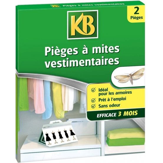Pièges à mites alimentaires - 2 pieges