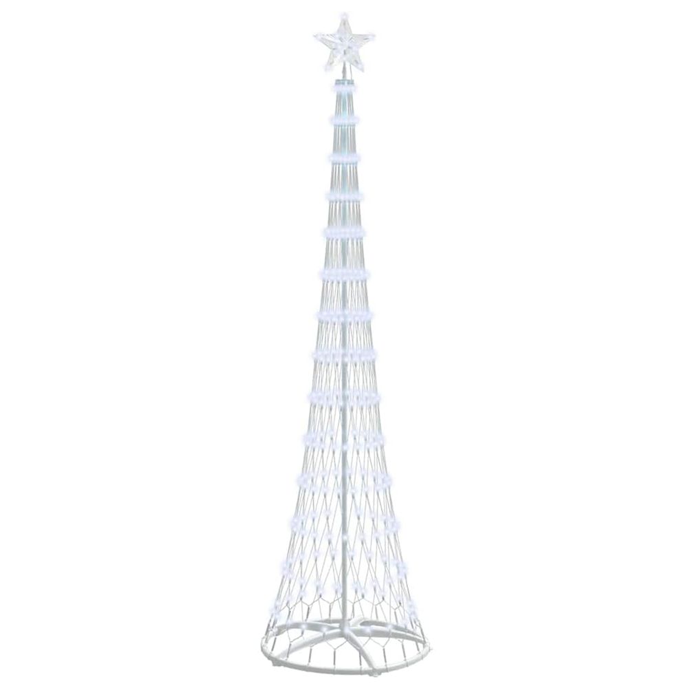 Arbre de noël led blanc froid 250 cm métal