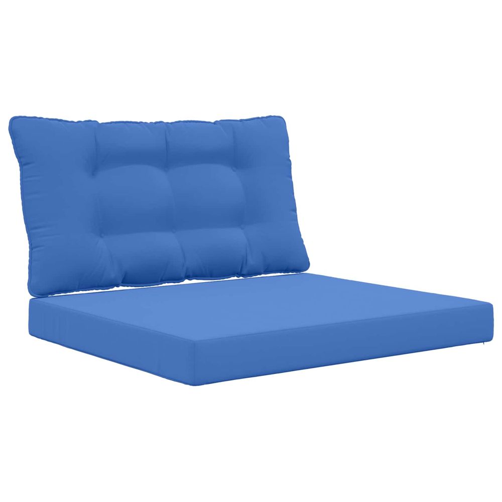 Coussin de canapé d'extérieur polyester bleu royal 80 x 68,5 cm