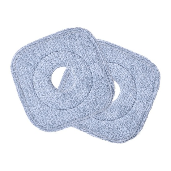 2 lingettes microfibre | smart mop revolution liseré vert