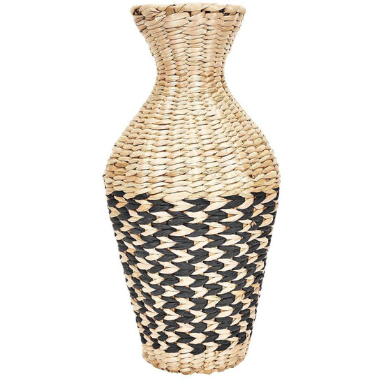 Jarre en jonc tressé 42 cm