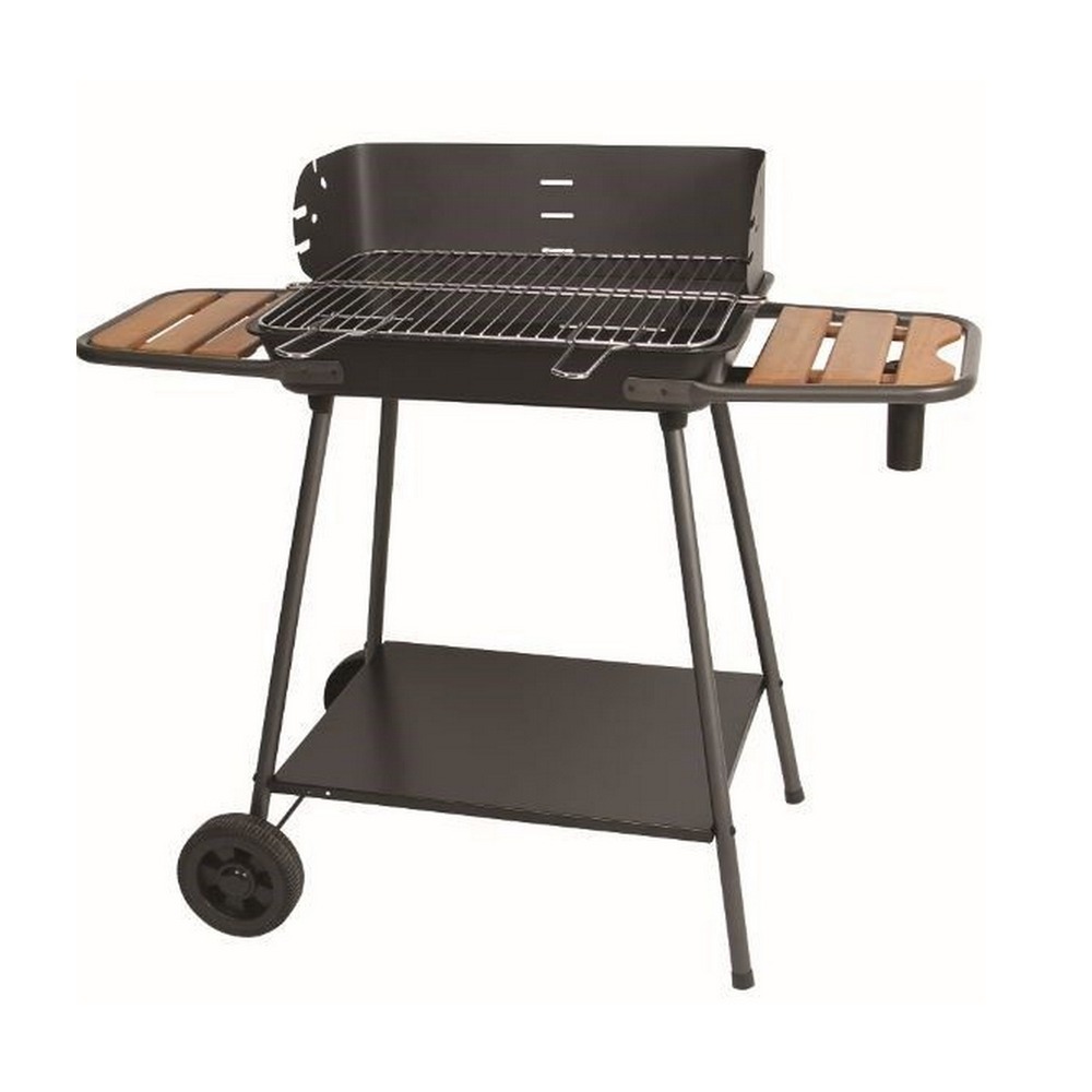 Barbecue à charbon 54.5x38.5cm noir - 335537