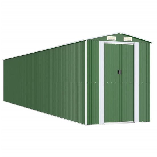 Abri de jardin vert 192x1021x223 cm métal galvanisé