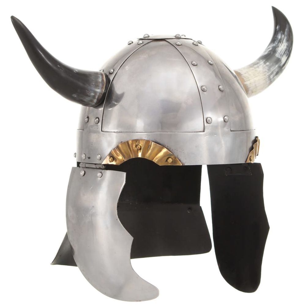 Armures et boucliers, casques, casques vikings et à nasale