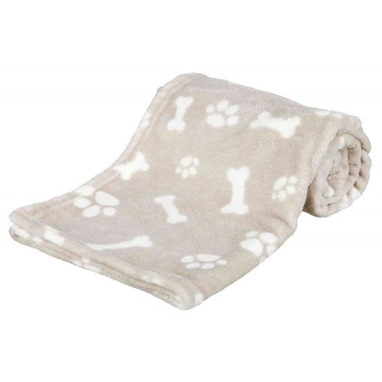 Couverture kenny taille s-m 100 × 75 cm couleur beige pour chien