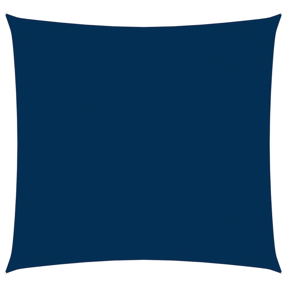 Voile toile d'ombrage parasol tissu oxford carré 3,6 x 3,6 m bleu