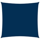 Voile toile d'ombrage parasol tissu oxford carré 3,6 x 3,6 m bleu