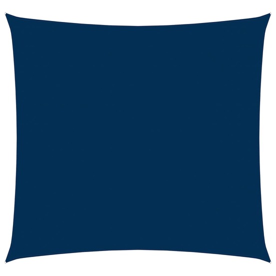 Voile toile d'ombrage parasol tissu oxford carré 3,6 x 3,6 m bleu