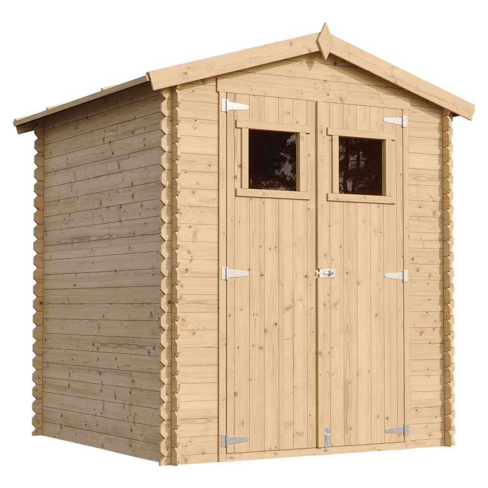 Abri de jardin en bois - i186xl196xh218 cm/ 2,82 m2 - timbela m320