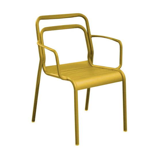 Fauteuil en aluminium eos tournesol