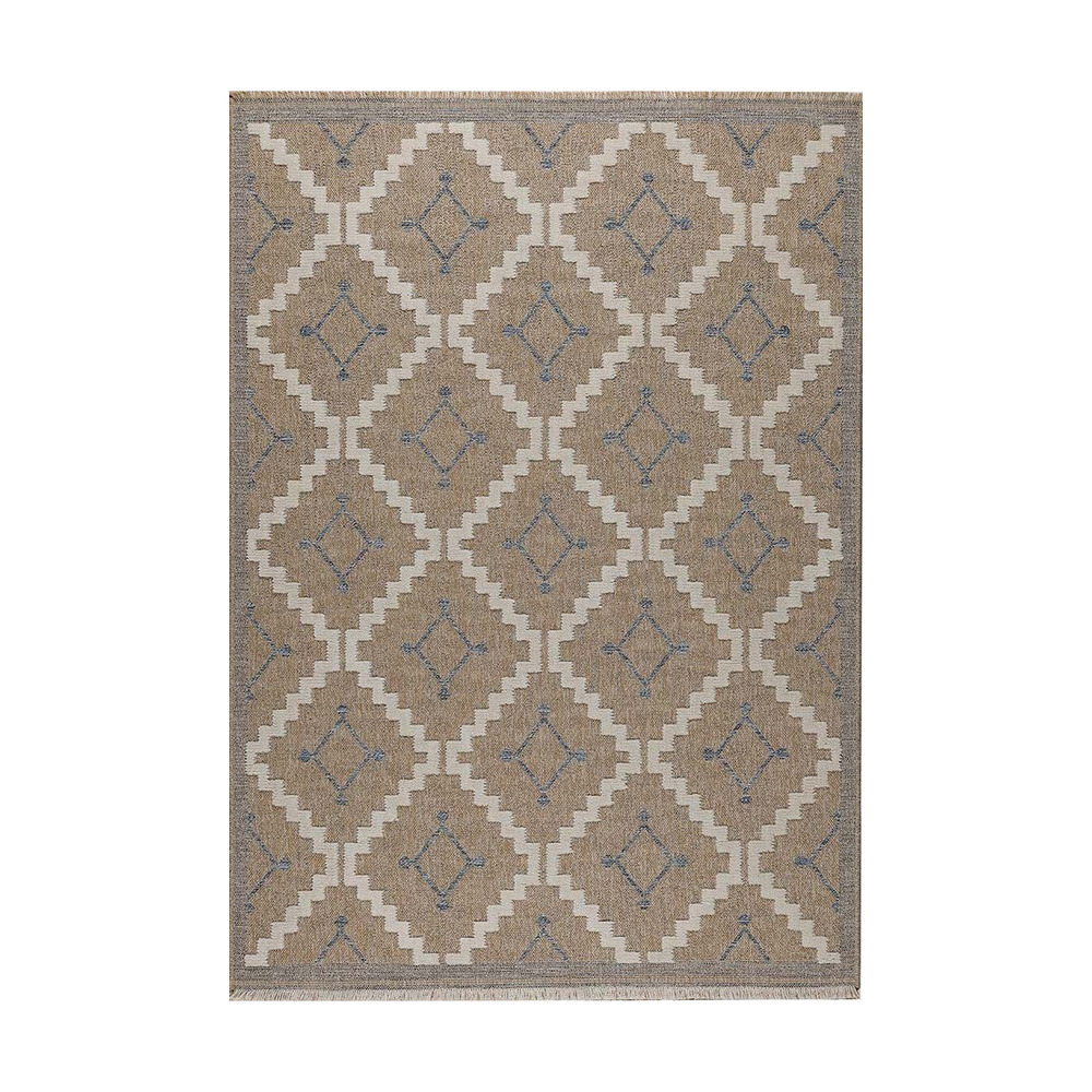 Tapis intérieur extérieur aspect jute bleu tijuana 9041 170 x 120 cm