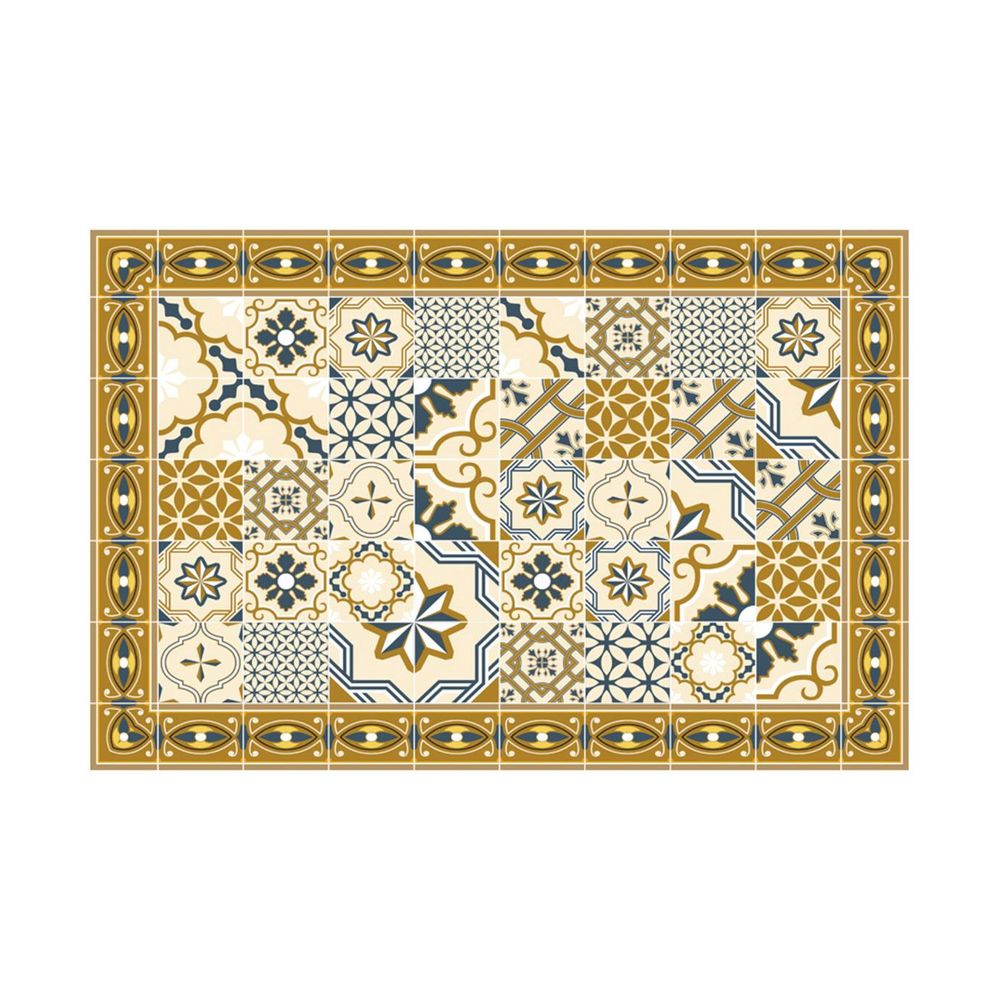 Tapis décoratif en vinyle 50 x 75 cm