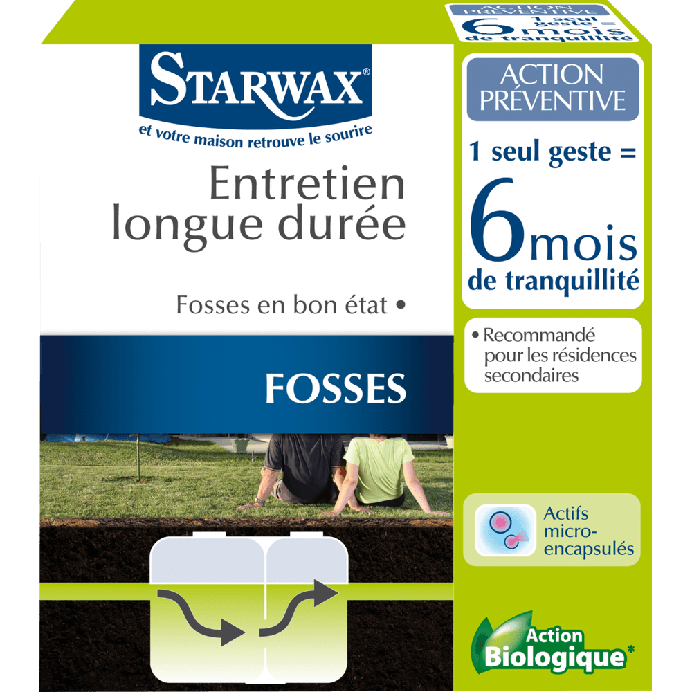 Traitement activateur biologique micro capsules starwax 0.5 kg