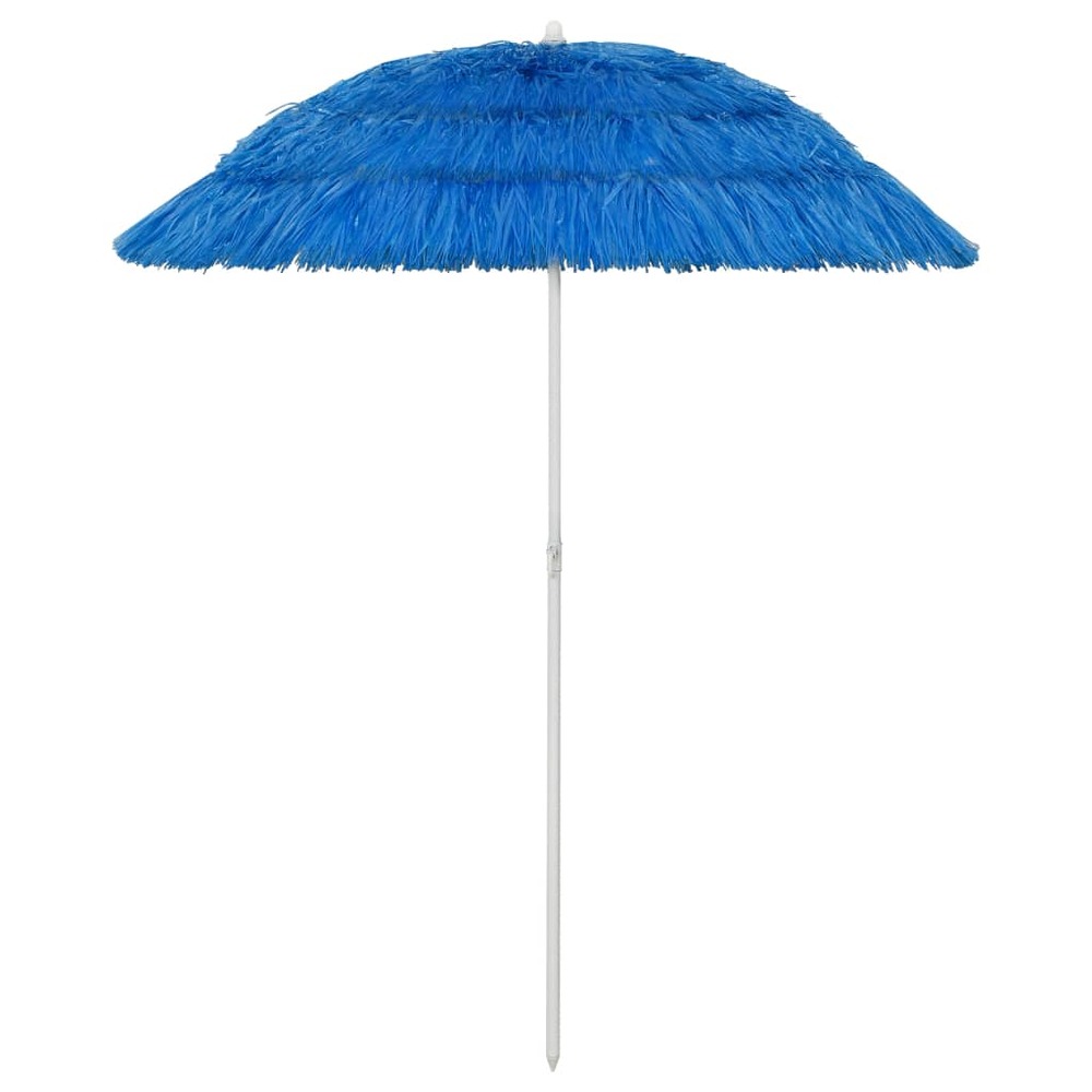 Parasol de plage hawaii bleu 180 cm