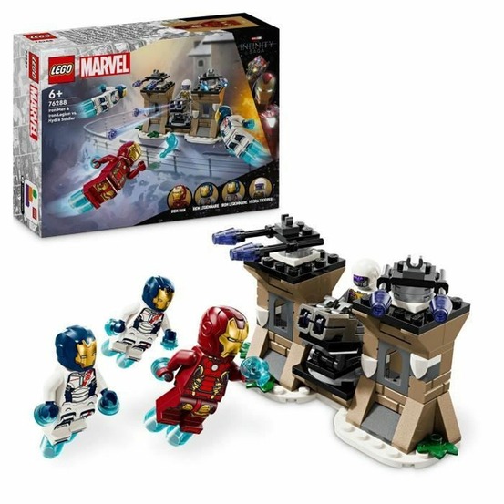Lego iron man et l'iron legion contre le soldat de l'hydra, set avengers