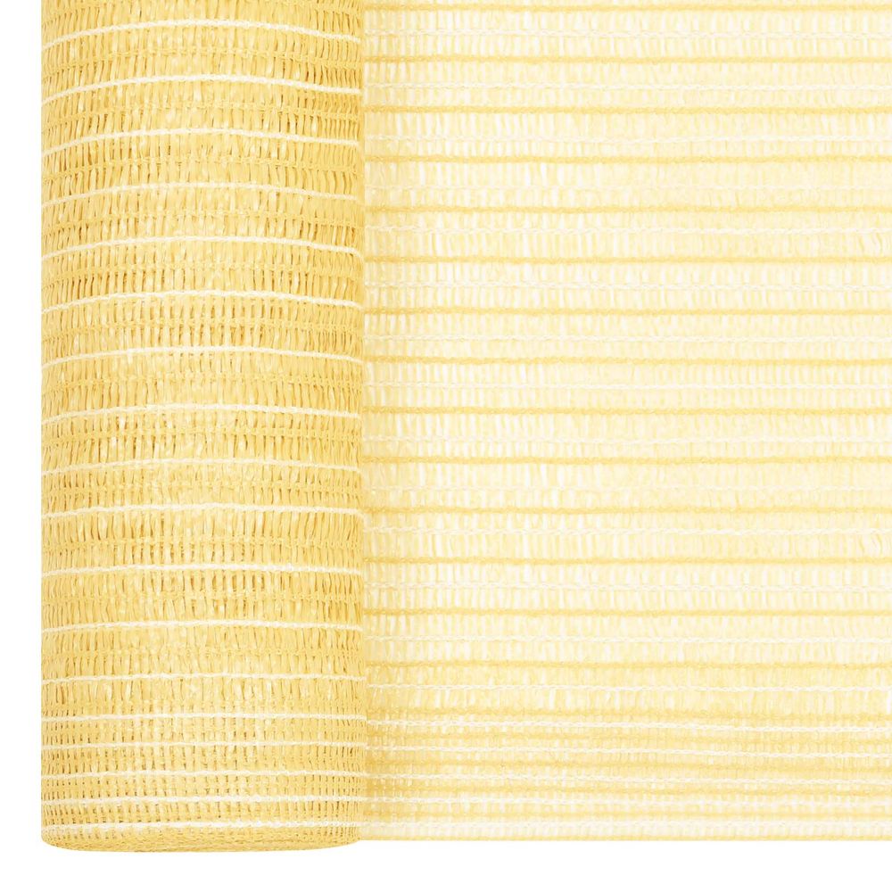 Filet brise-vue beige 1x25 m pehd 195 g/m²