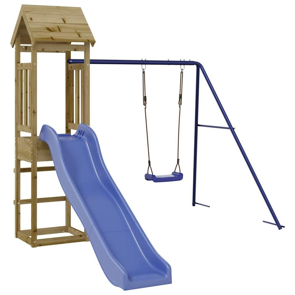 Aire de jeux d'extérieur bois de pin imprégné