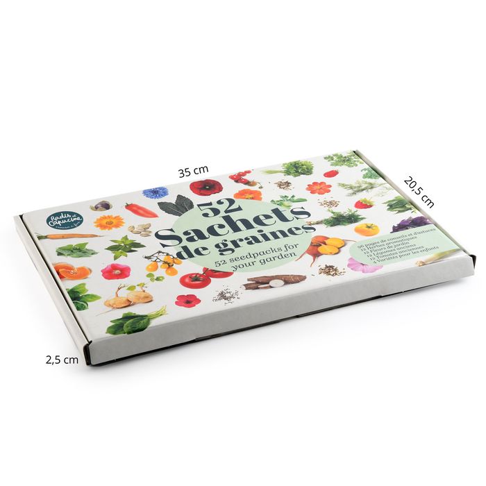Lot De 1800 Graines Potager Du Printemps - 12 Sachets Variétés Légumes Et Aromatiques - Le Grenier D'Abondance