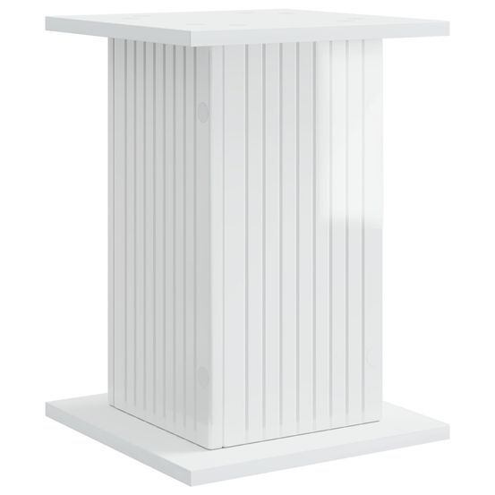 Support de plante blanc brillant 30,5 x 30 x 43 cm