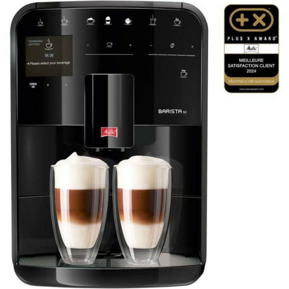 Machine a cafe automatique avec broyeur - melitta - barista se f830-003 - 1450 w - noir