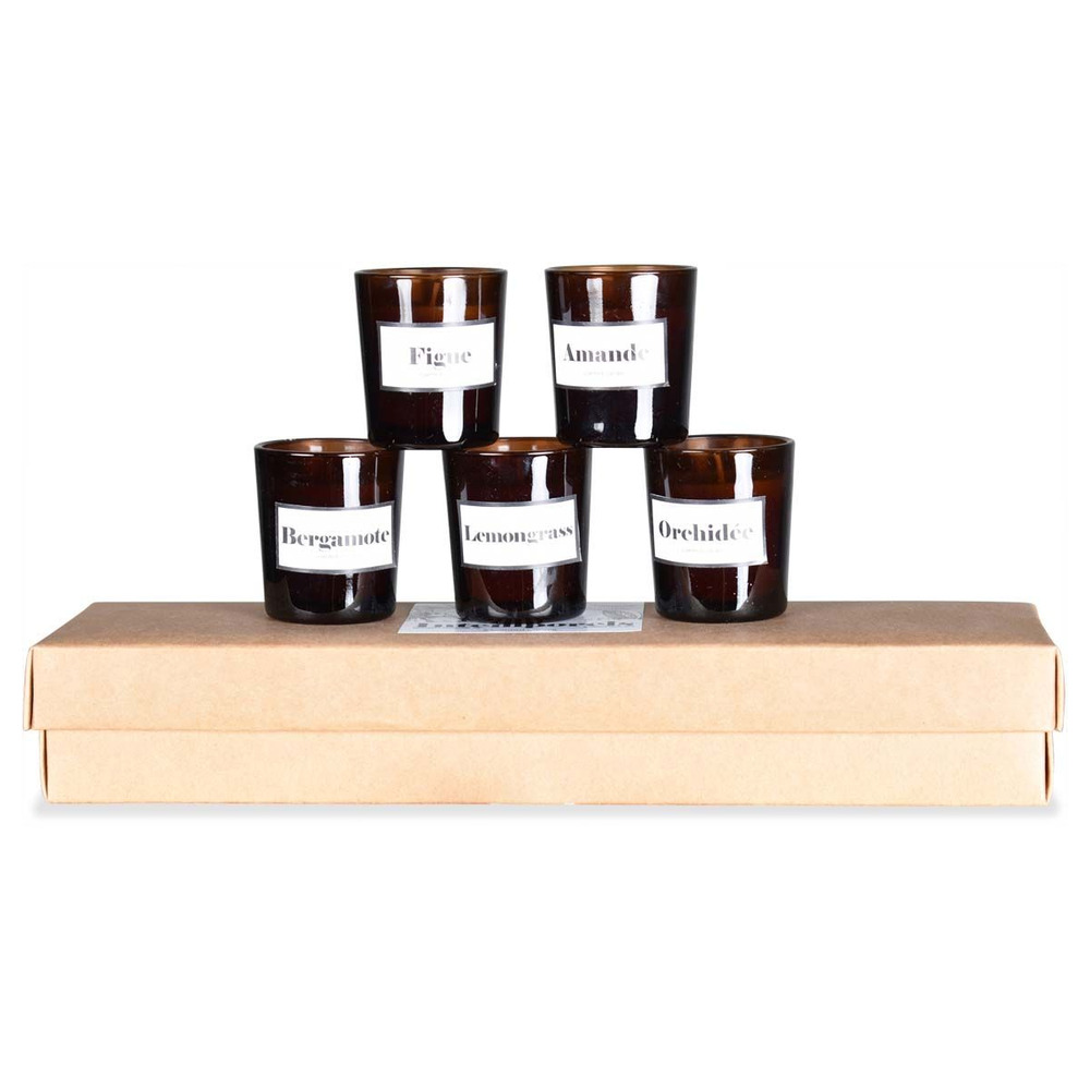 Coffret de 5 bougies parfumées intemporels