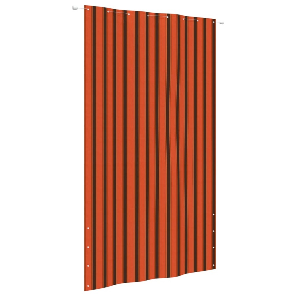 Écran de balcon orange et marron 160x240 cm tissu oxford