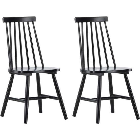 Chaise en bois lönneberga (lot de 2)
