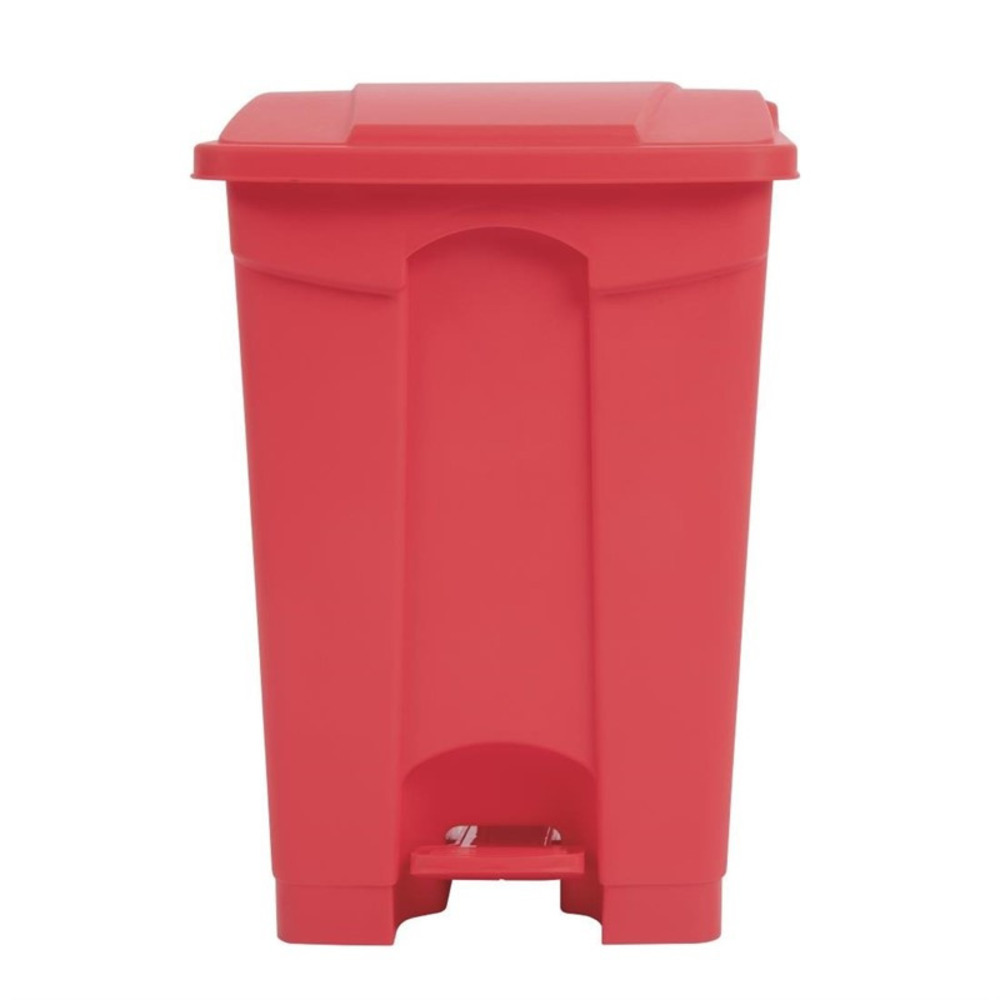 Poubelle de cuisine à pédale rouge 45 l - jantex