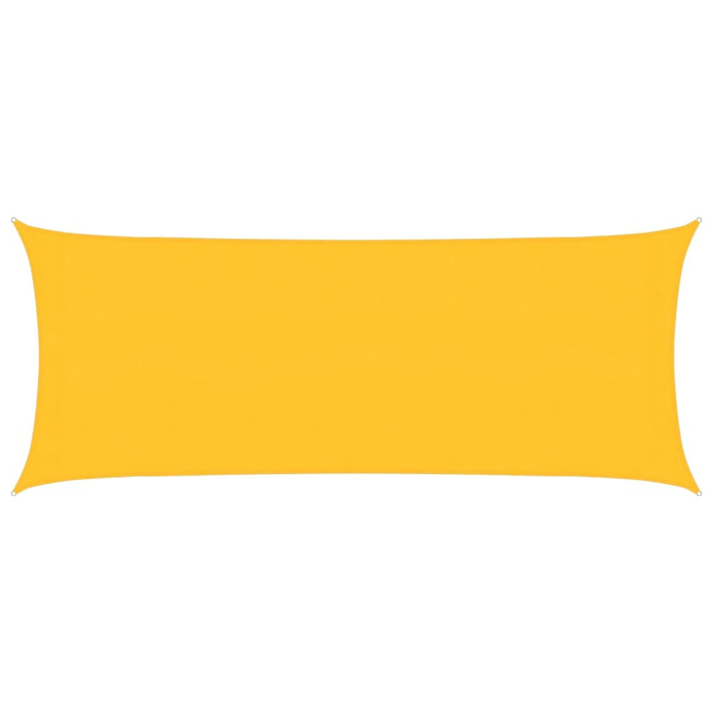 Voile d'ombrage 160 g/m² rectangulaire jaune 2x4,5 m pehd