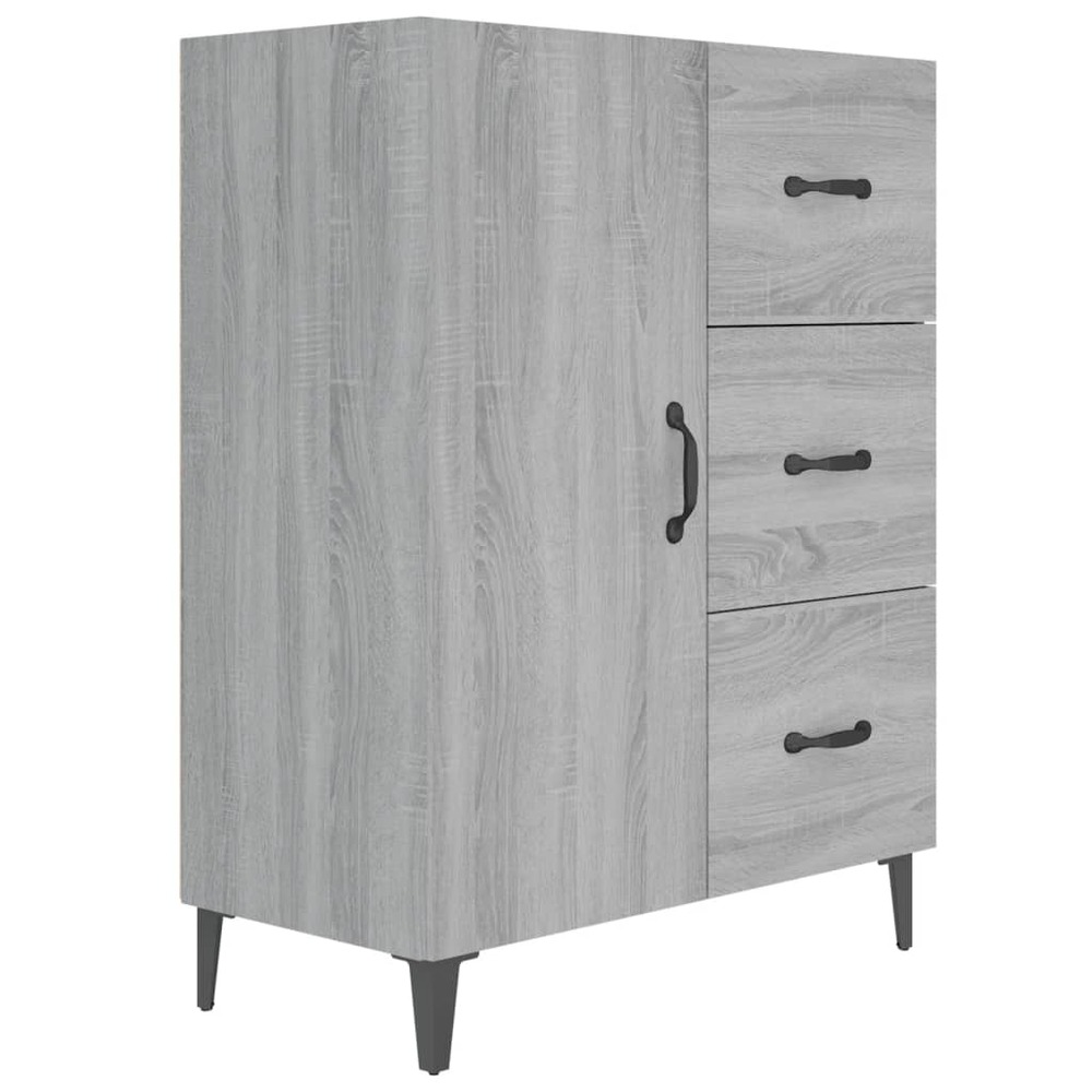 Buffet bahut commode armoire meuble de rangement organisateur cuisine salle de séjour salonsonoma 69,5 x 34 x 90 cm bois d'in