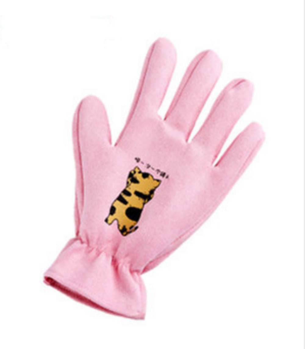 Gants en silicone pour animaux de compagnie roses