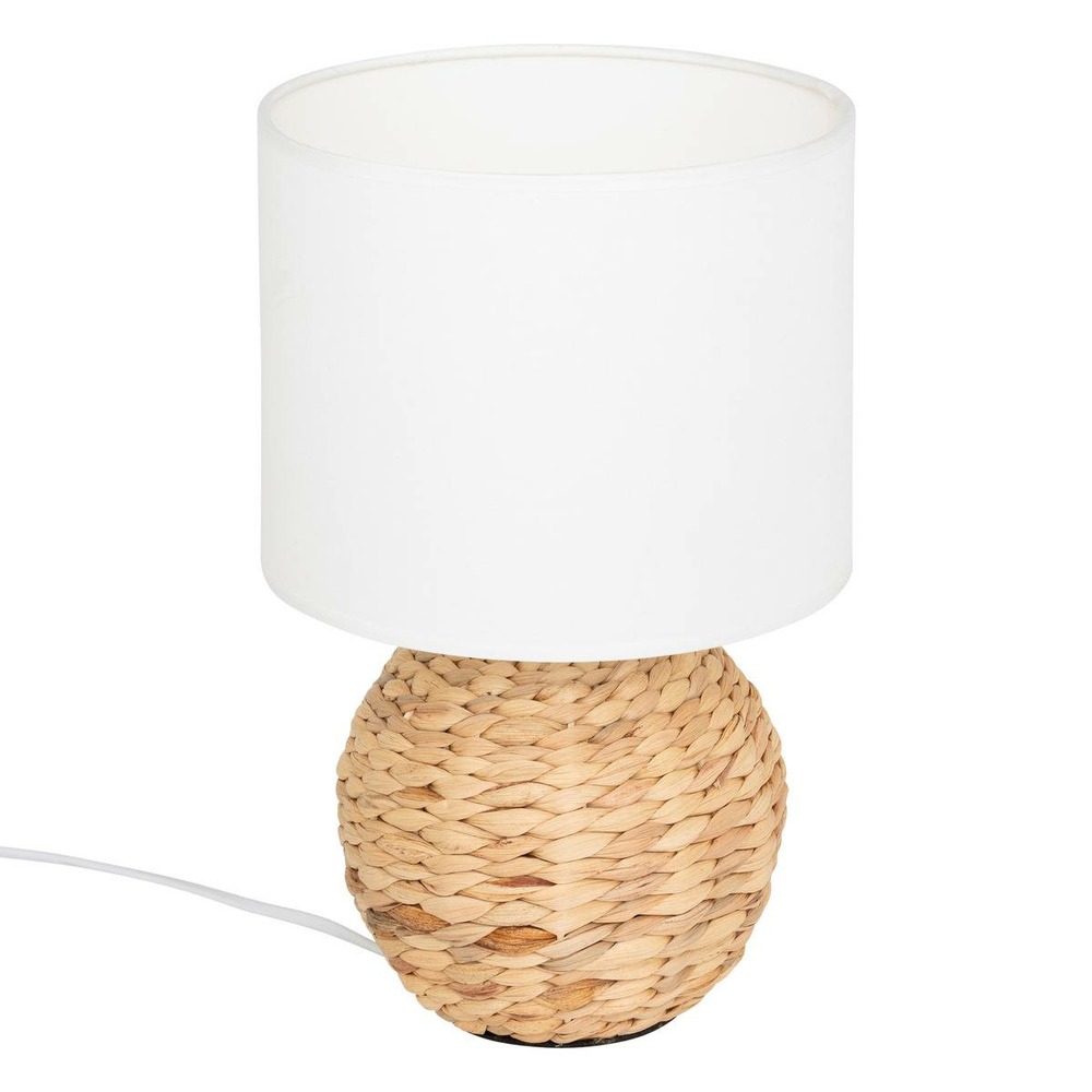 Lampe à poser boule sand jacinthe beige h37cm