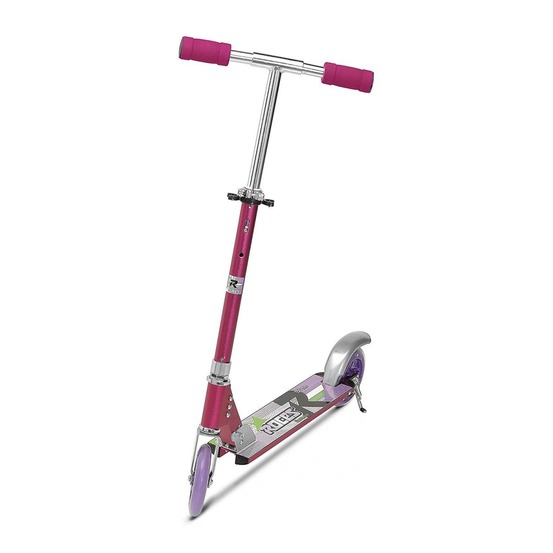 Trottinette alu 150mm violet noir