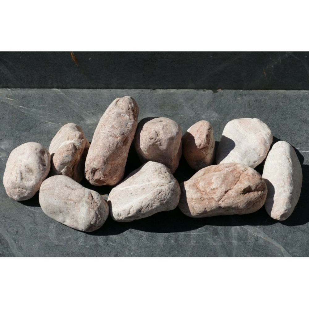 Gros galet rouge 100-200 - pack 10 galet