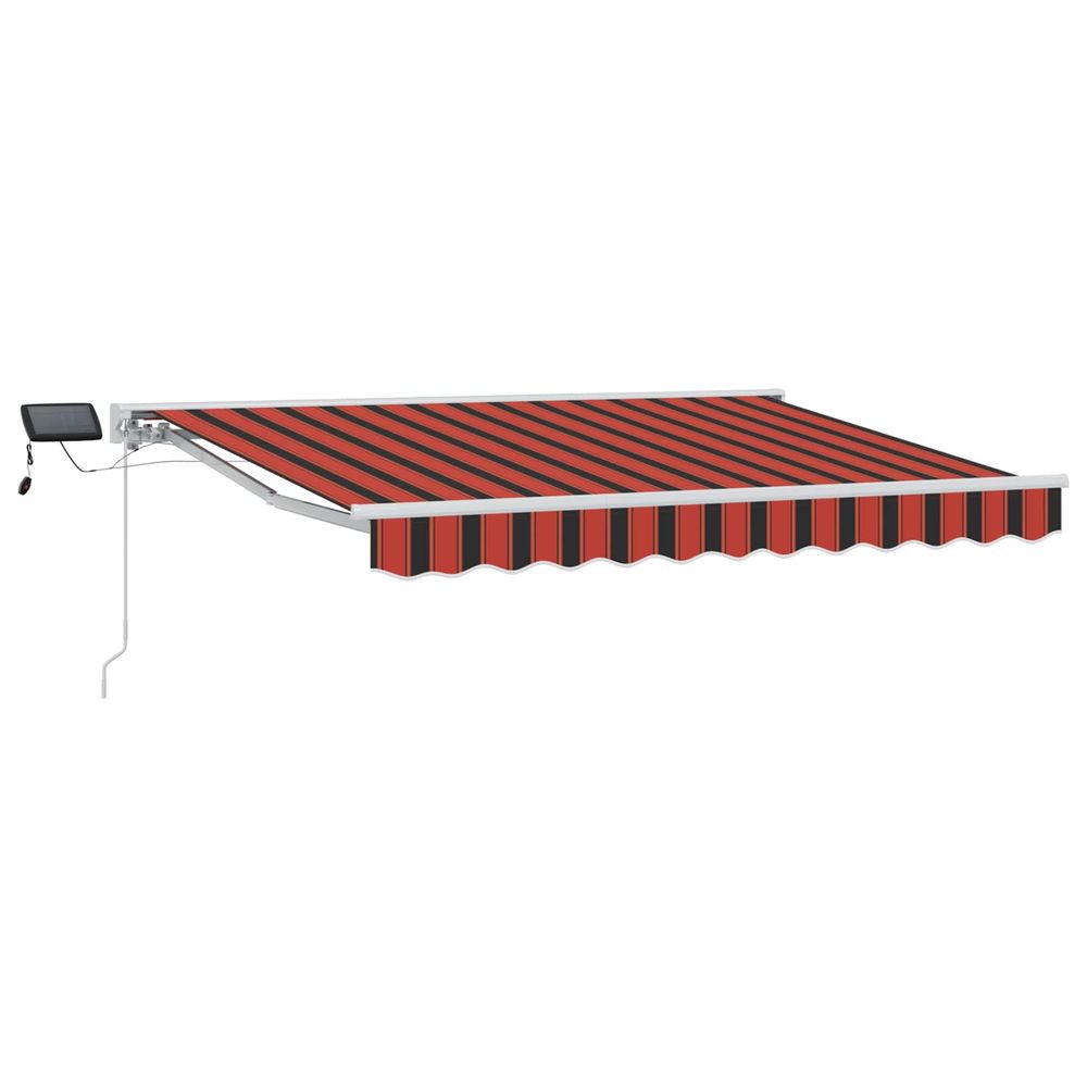 Cadre de store manuel avec leds 3,5 x 2,5 m